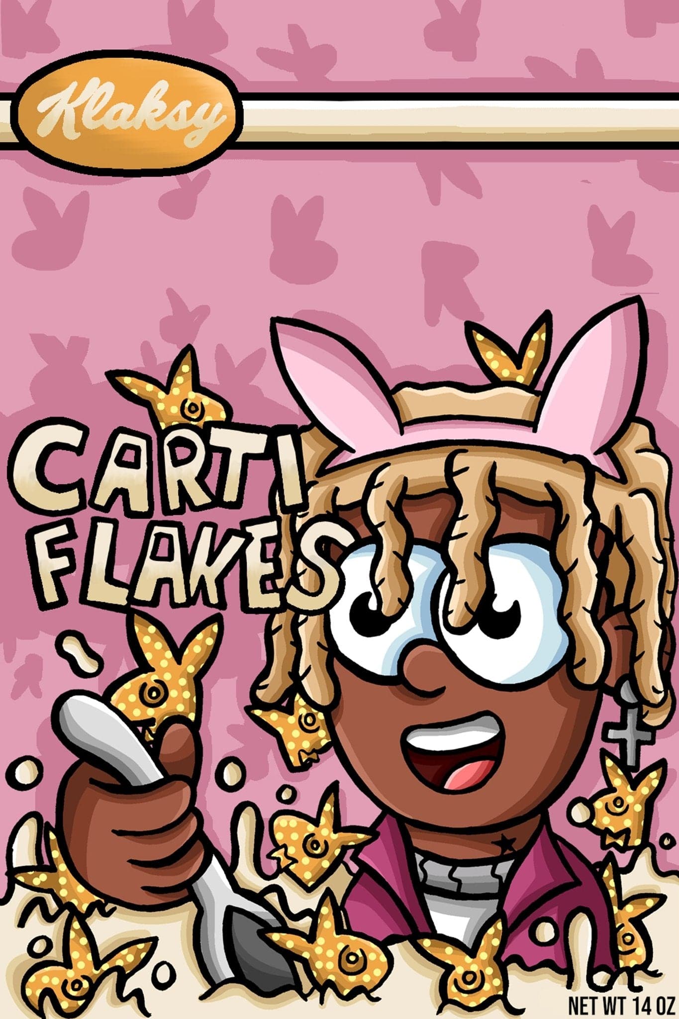 Playboi Carti 'Carti Flakes' Poster - Posters Plug