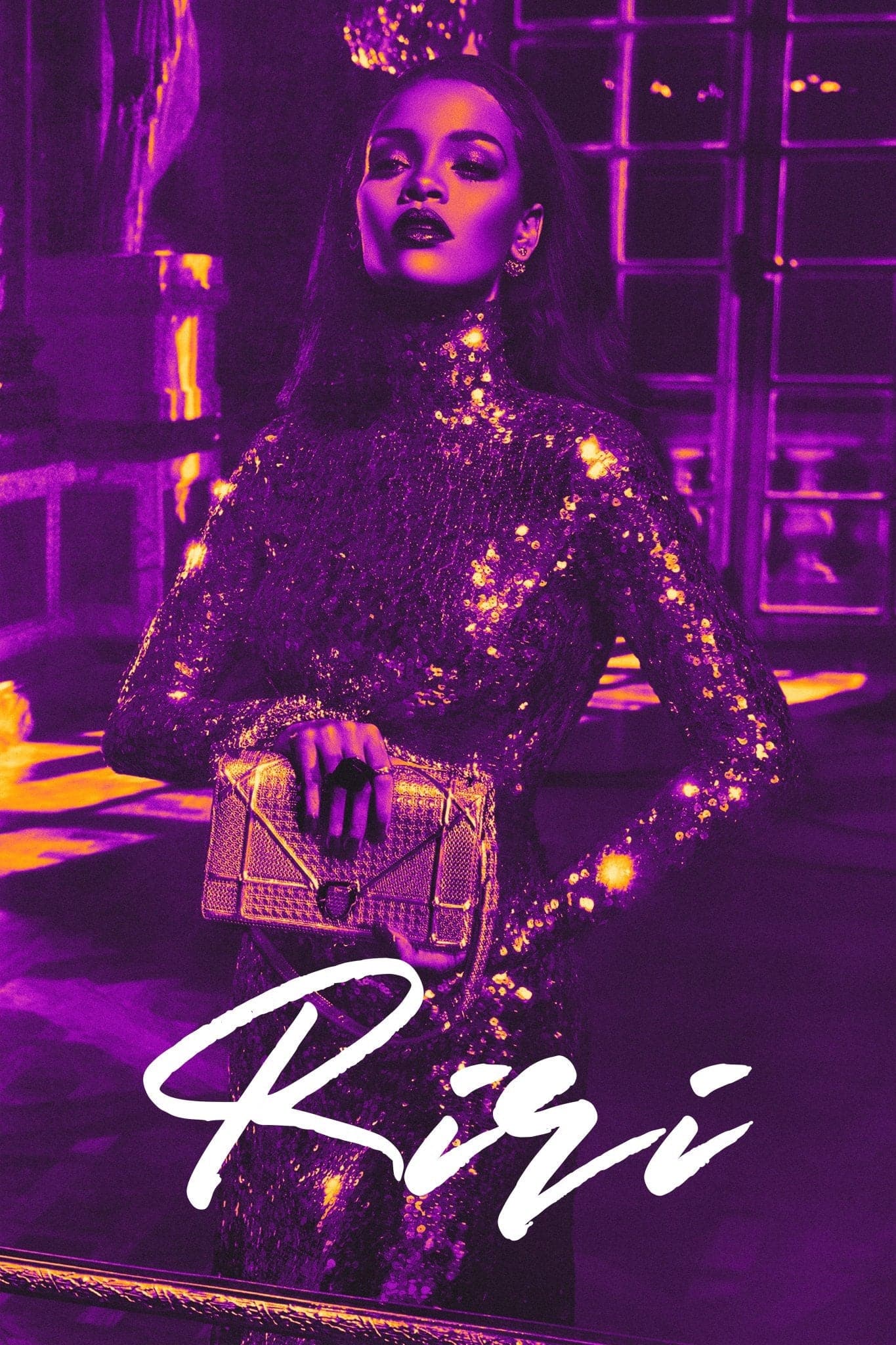 Rihanna 'Riri' Shine Bright Poster - Posters Plug