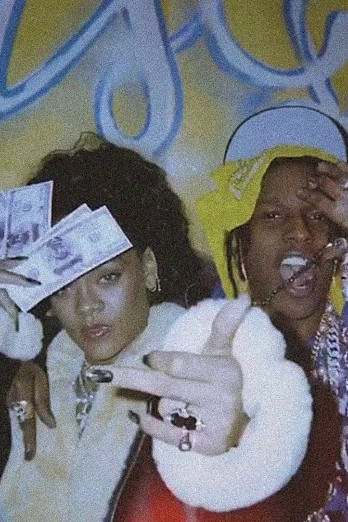 RIRI x A$AP Rocky ‘Cash’ Poster - Posters Plug