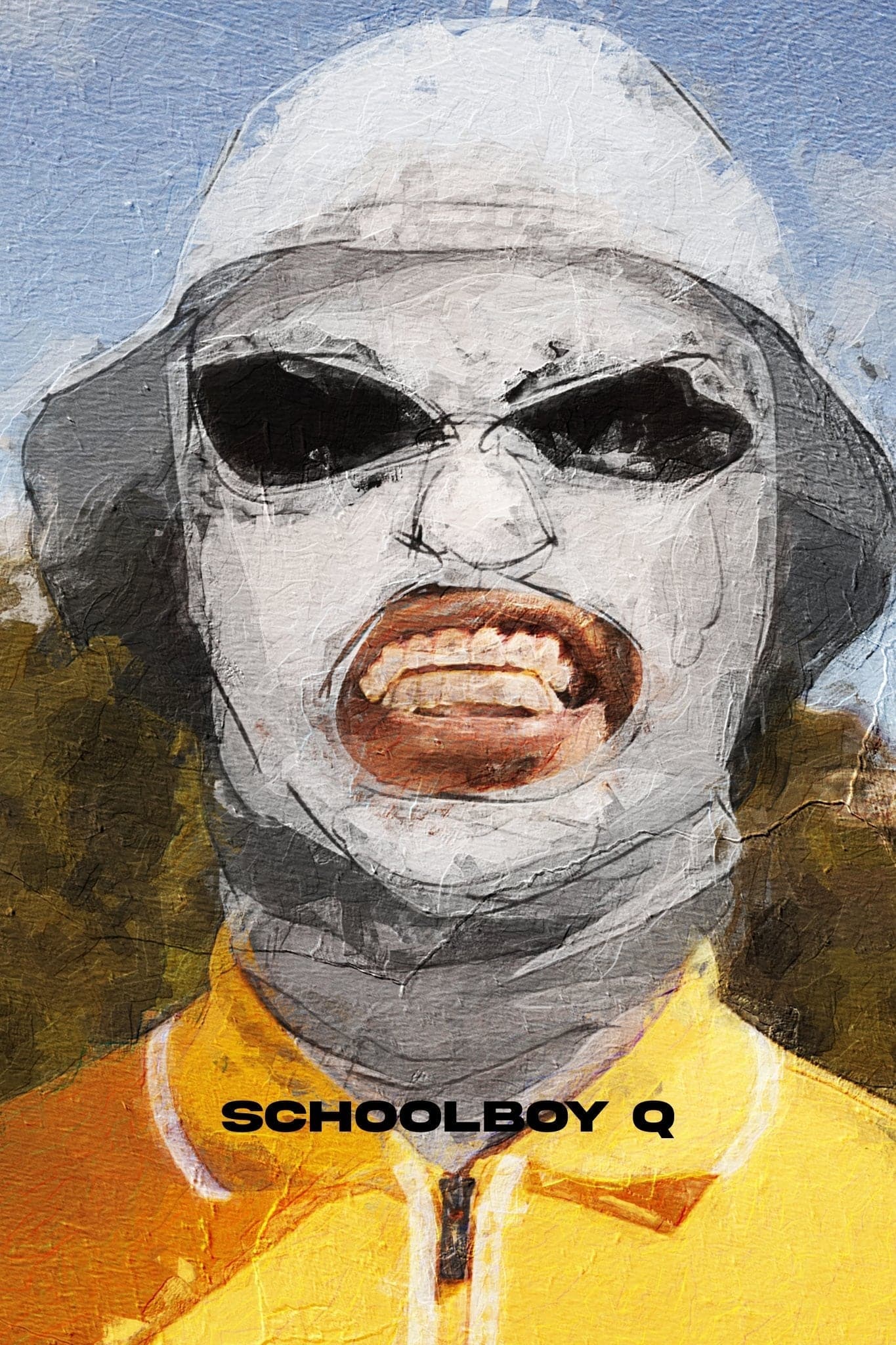 Schoolboy Q ‘Canvas Style’ Poster - Posters Plug