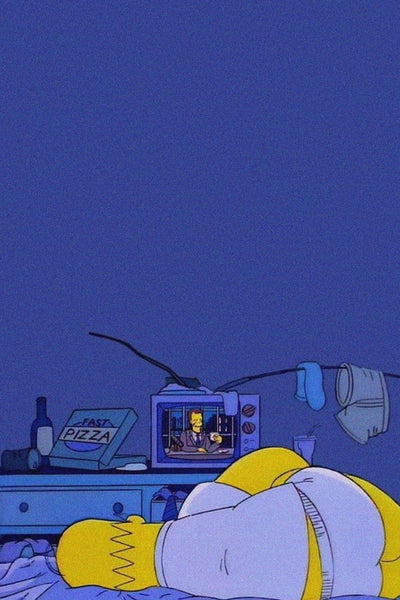 Homer Simpson Sad Homer Simpson's Perpetually Goofy Eating Has A