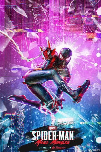 Spider-Man 'Miles Morales' Poster – Posters Plug
