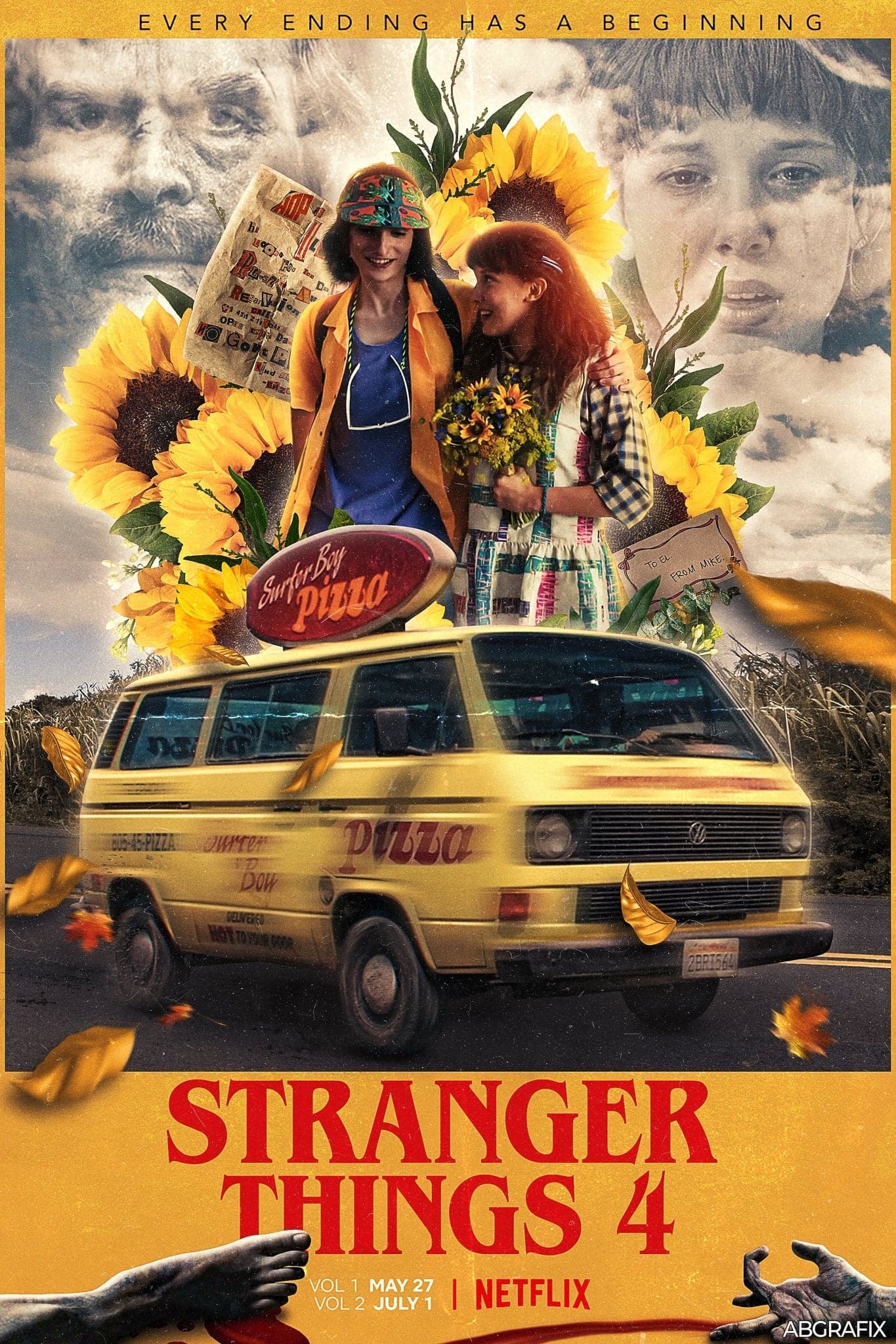 Stranger Things 'EL and Mike' Poster - Posters Plug