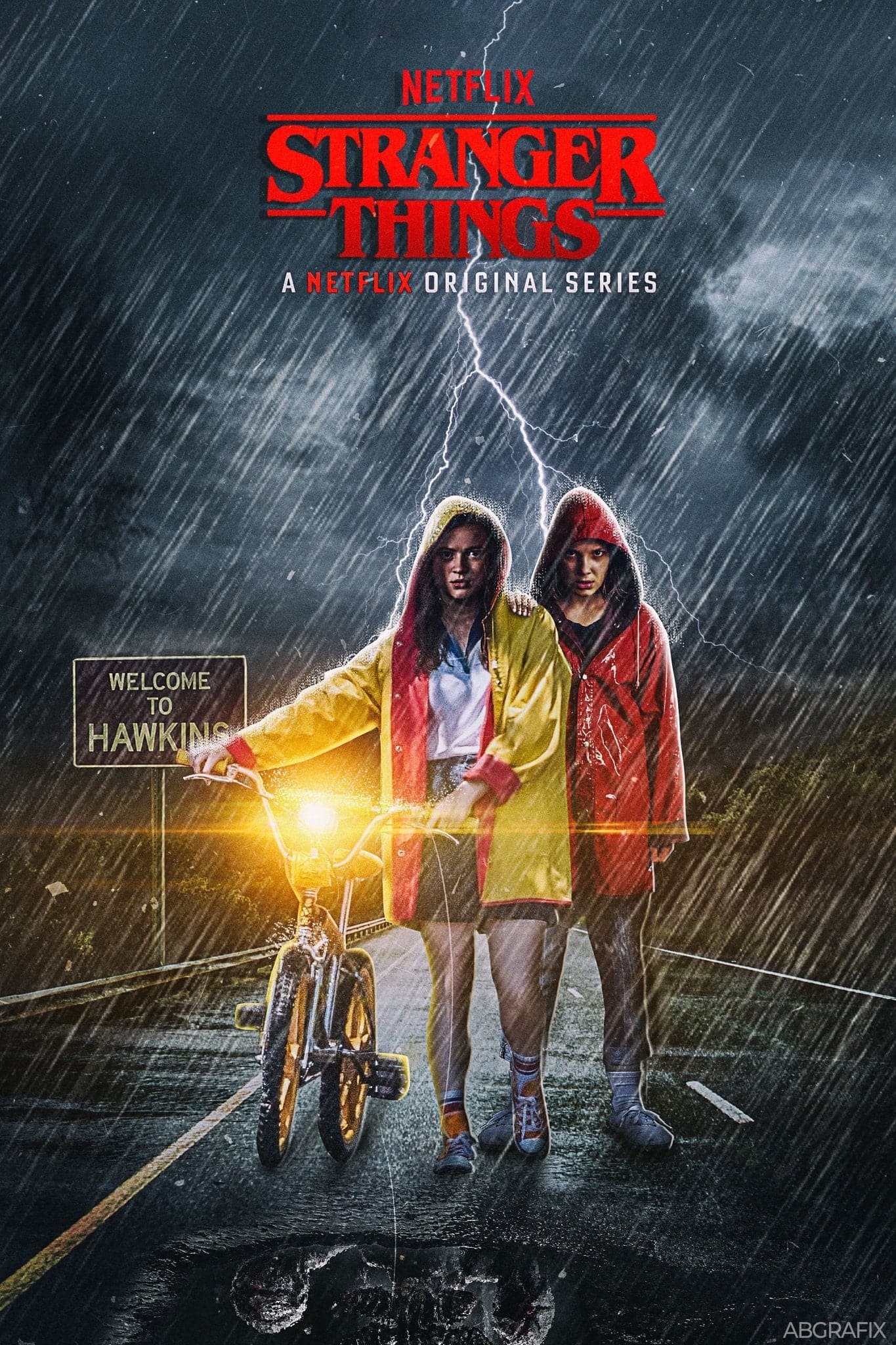 Stranger Things ‘Eleven & Max’ Poster - Posters Plug