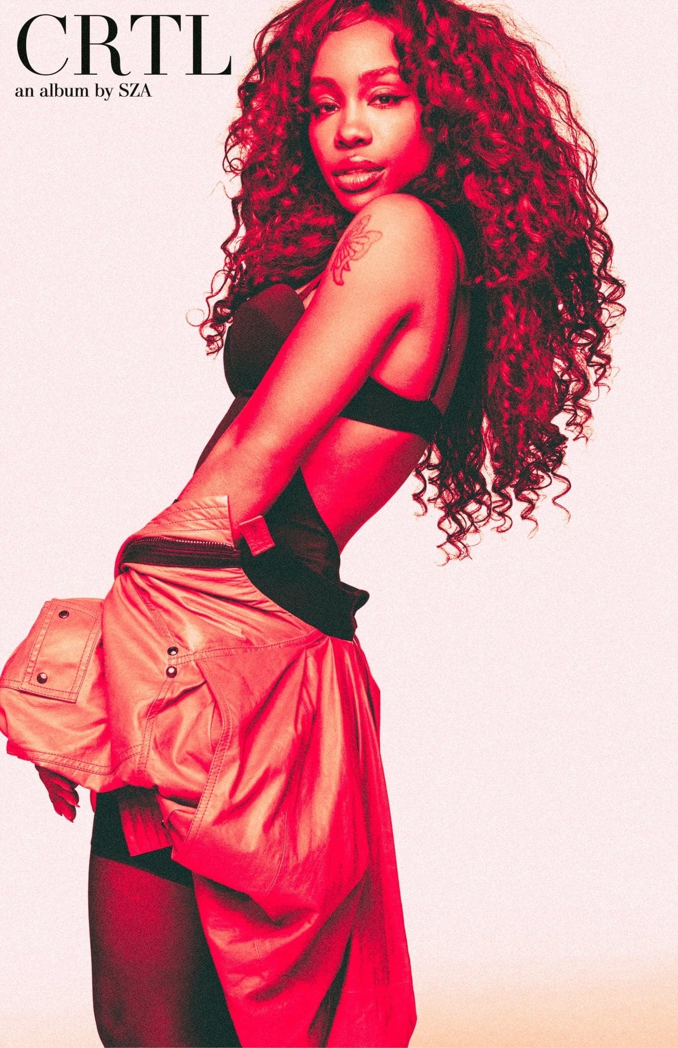 SZA 'CTRL' Shade Of Red Poster - Posters Plug