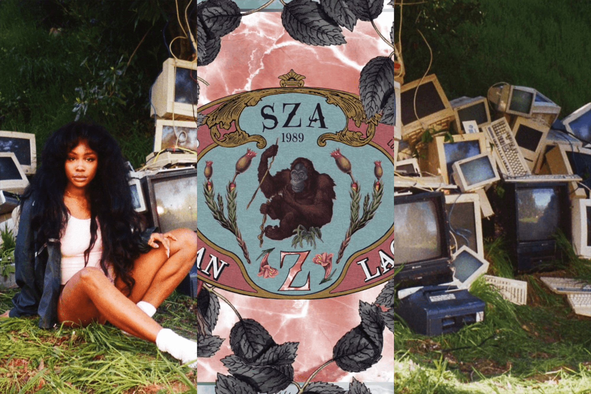 SZA 'Discography Collage' Poster - Posters Plug
