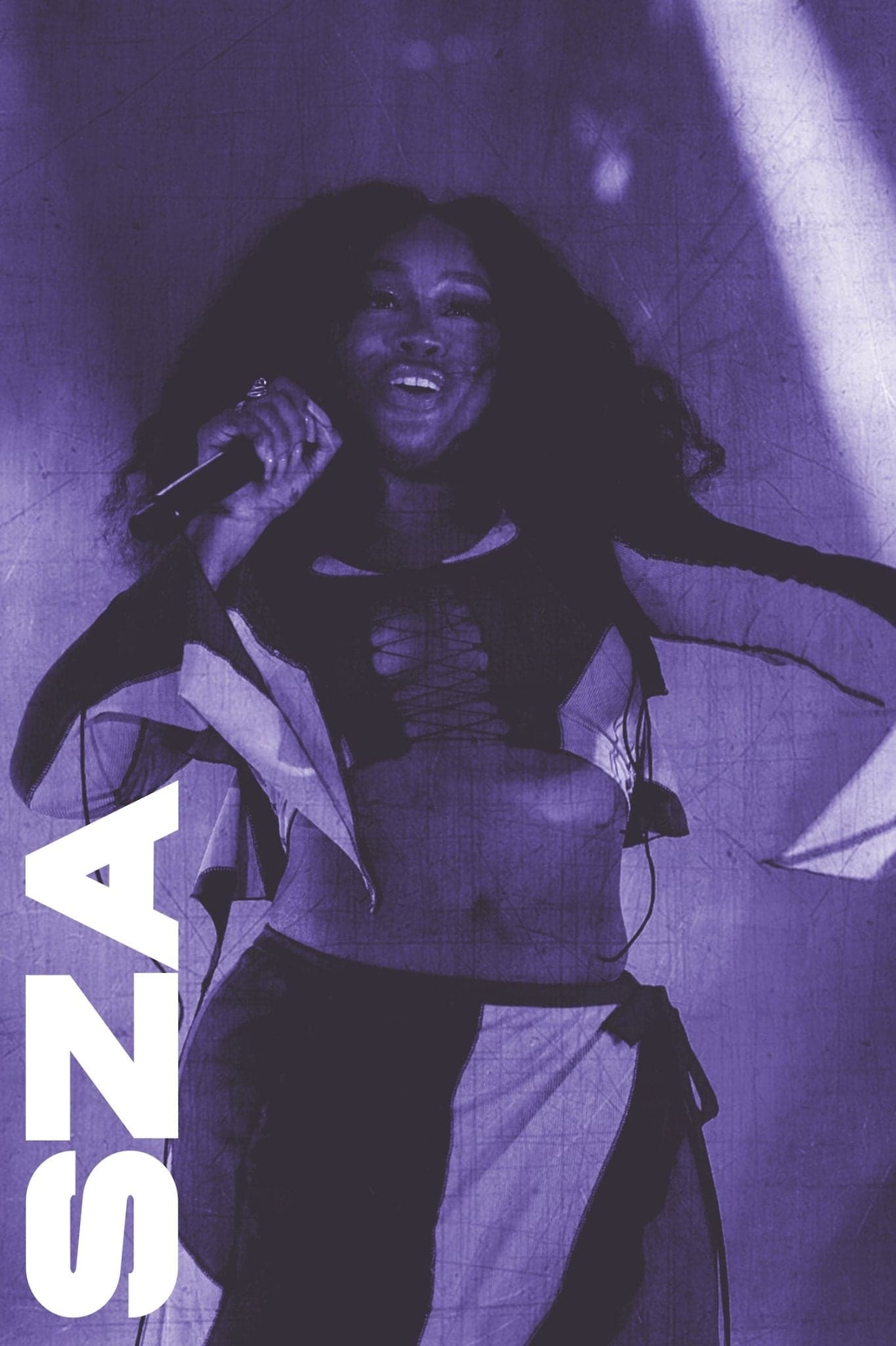 SZA 'Purple Show' Poster - Posters Plug