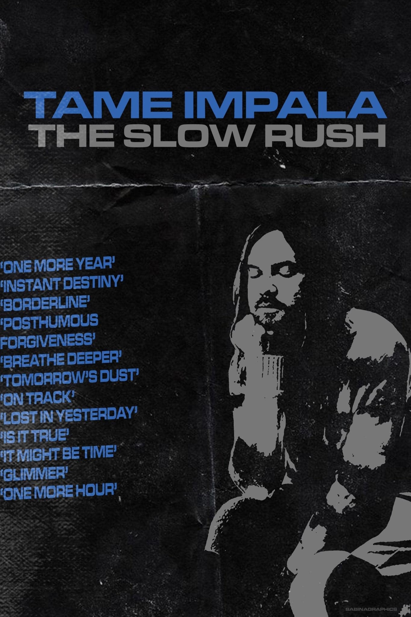 Tame Impala ‘The Slow Rush’ Poster - Posters Plug