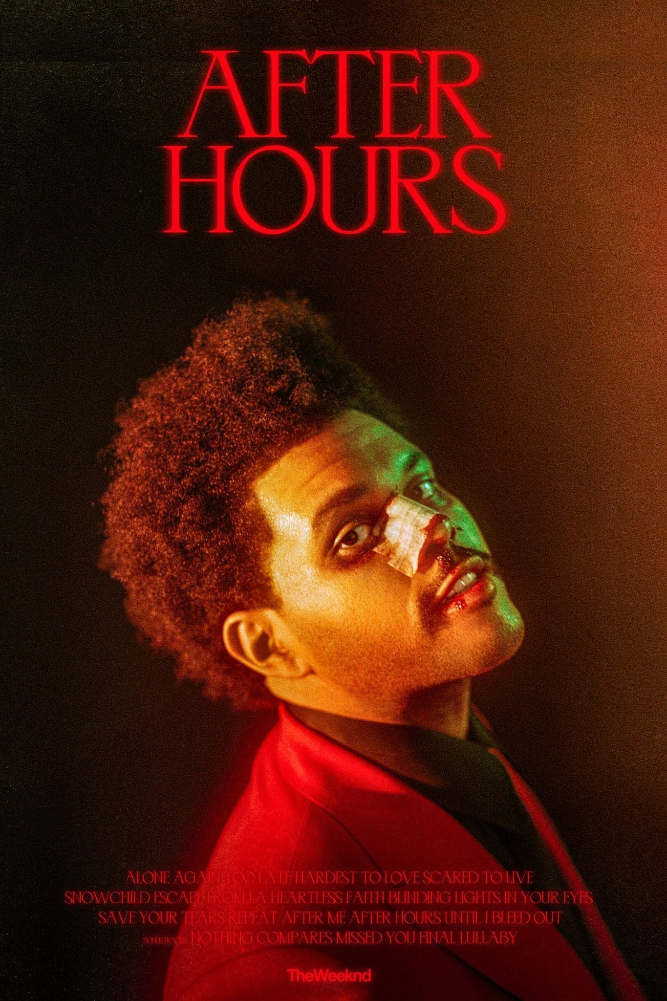 The Weeknd After Hours Psychedelic Poster The Weeknd vrogue.co