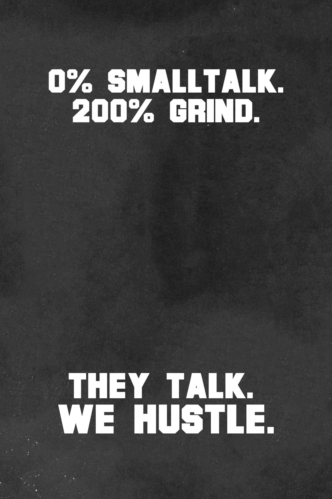 They Talk, We Hustle' Poster - Posters Plug