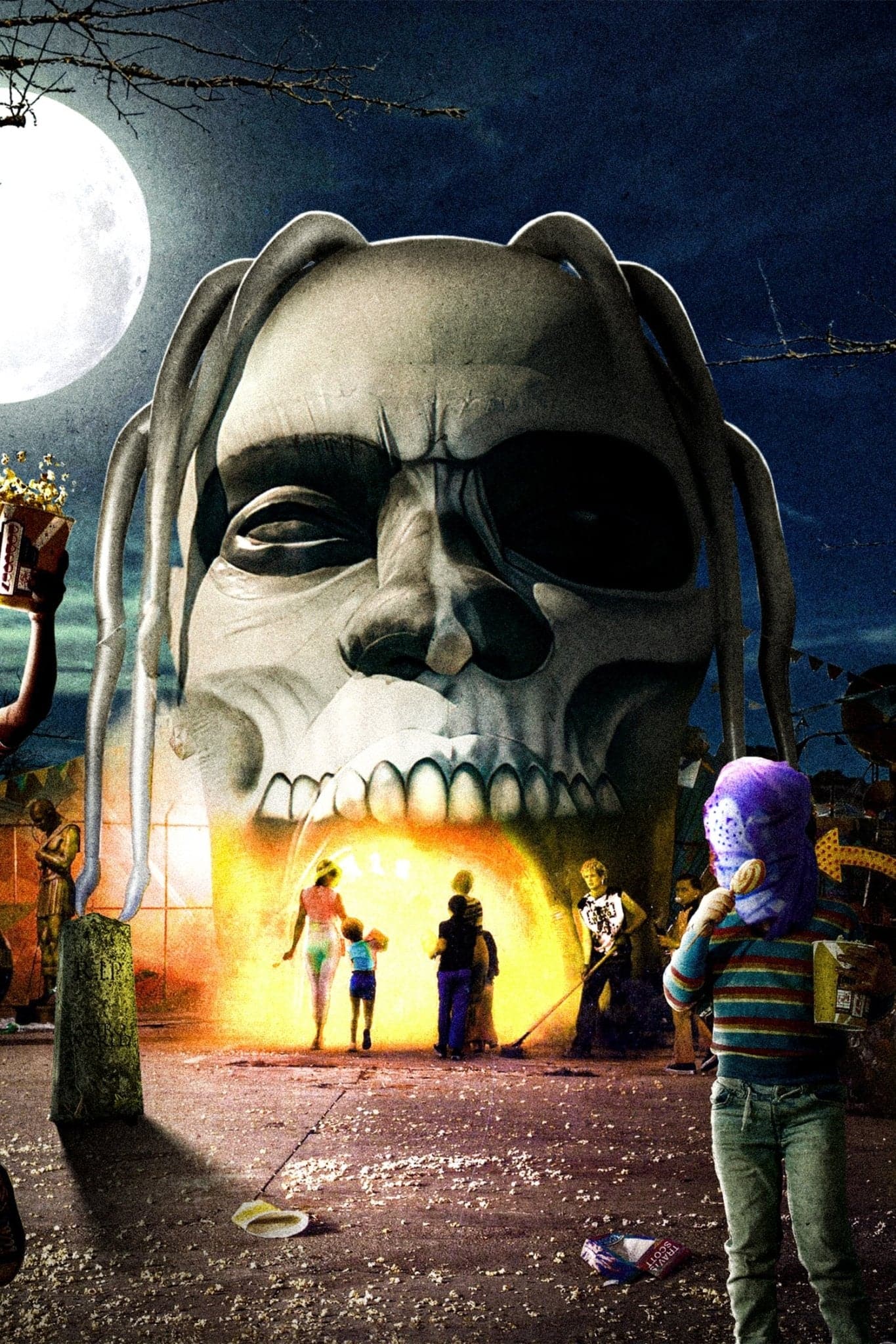 Travis Scott 'Astroworld Halloween' Poster - Posters Plug