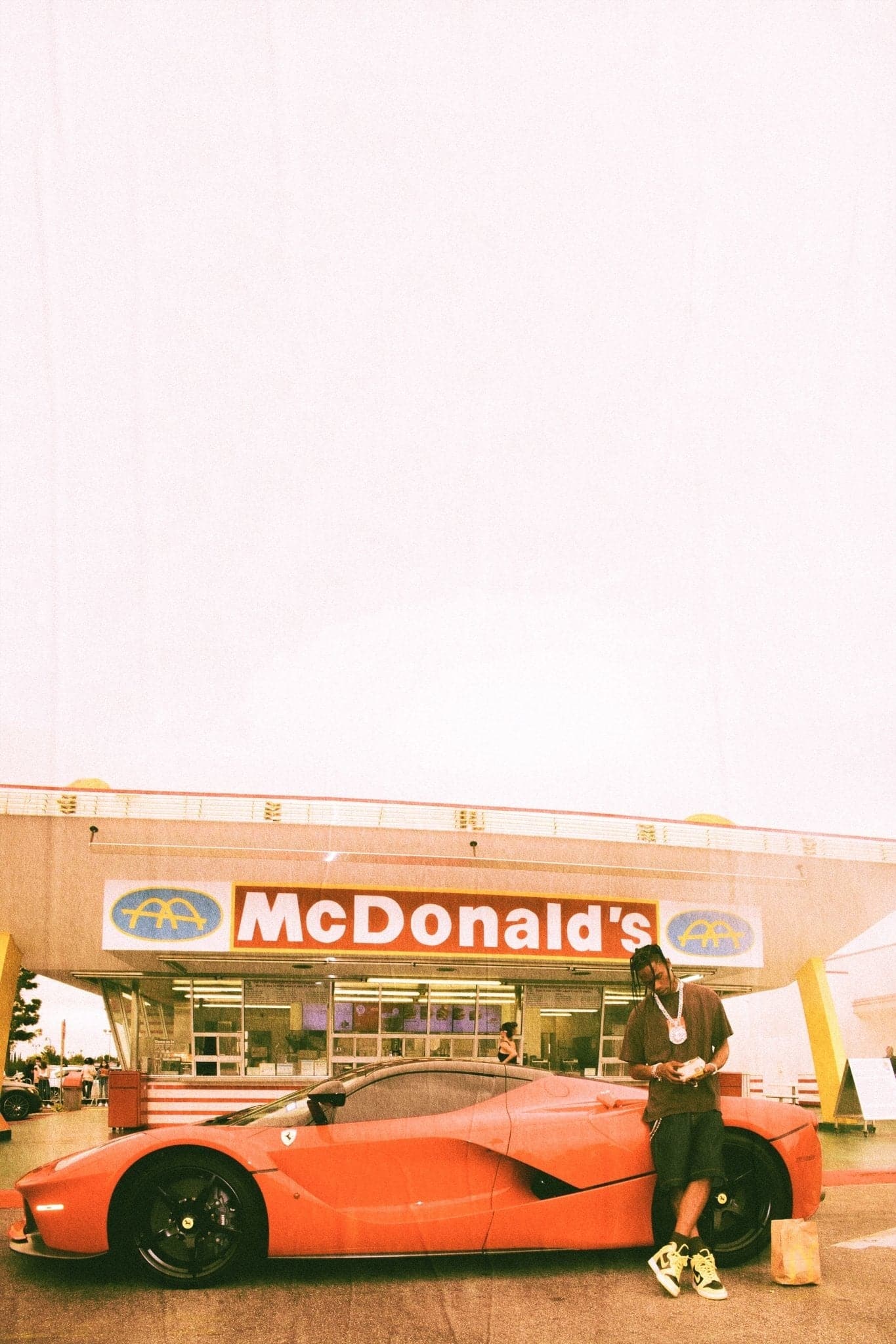 Travis Scott 'McDonalds' Chillin' Poster - Posters Plug