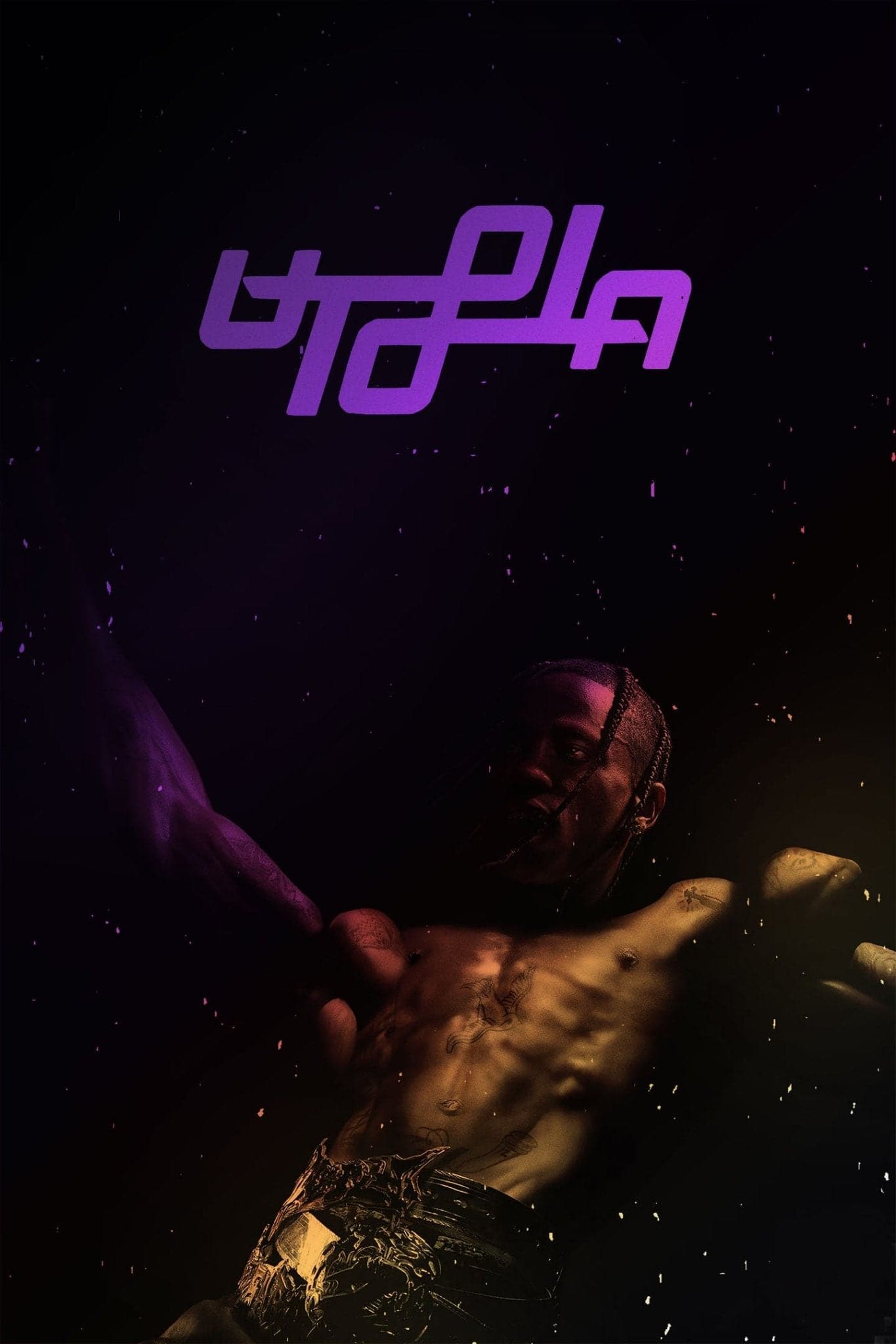 Travis Scott 'Purple UTOPIA' Poster - Posters Plug