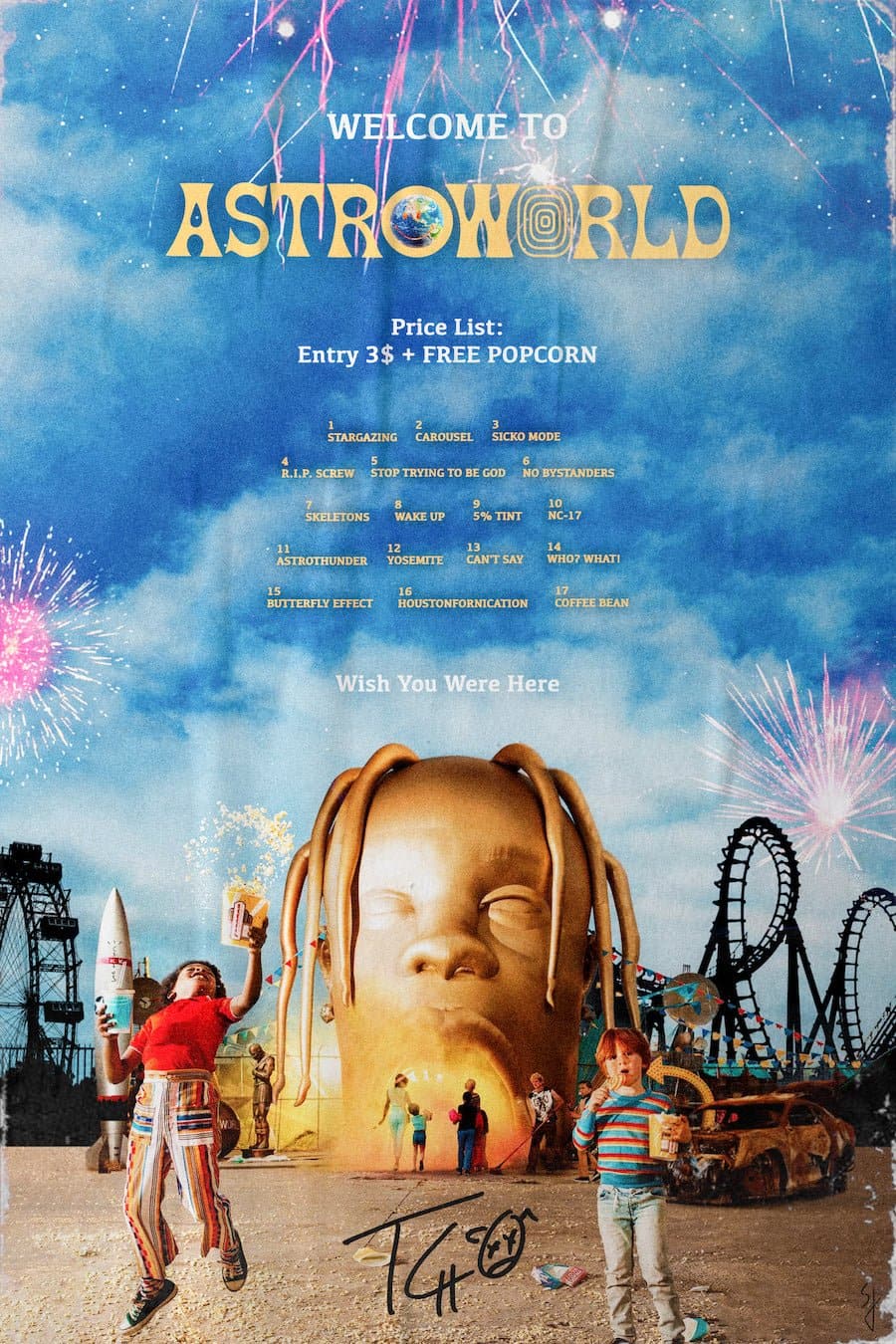 Travis Scott 'Welcome To Astroworld' Poster - Posters Plug