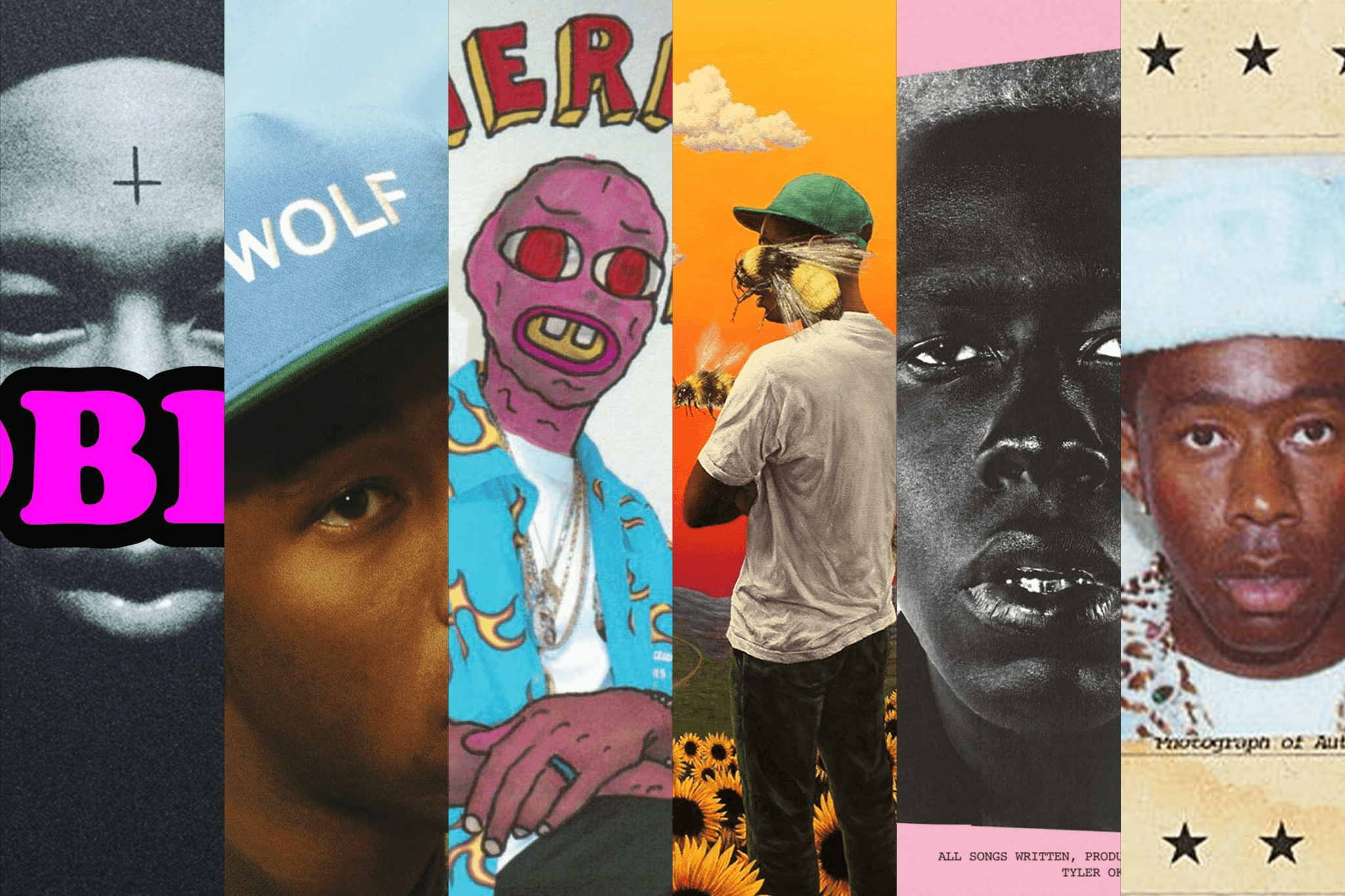 Tyler The Creator 'Discography Collage' Poster - Posters Plug