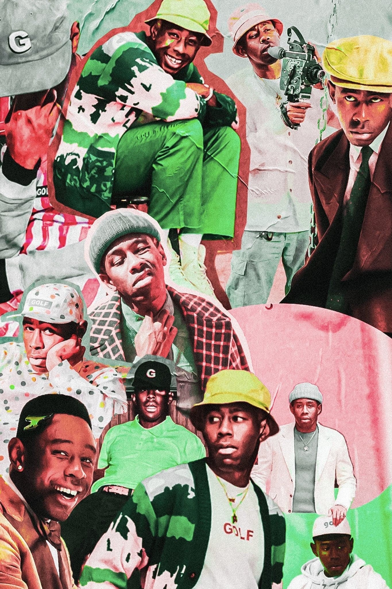 Tyler The Creator 'Flowerboy Collage' Poster - Posters Plug