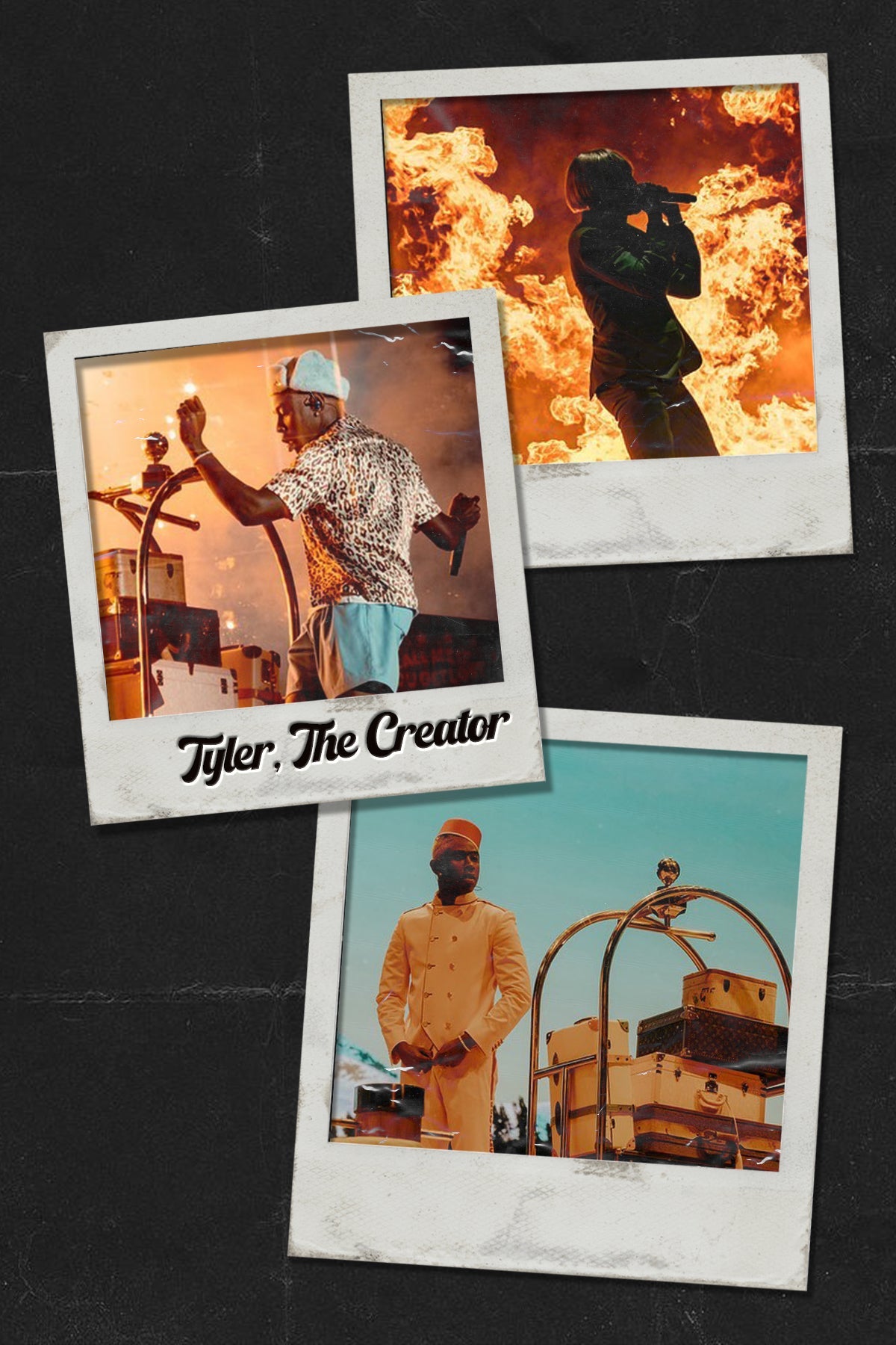 Tyler The Creator 'Polaroid Collage' Poster - Posters Plug
