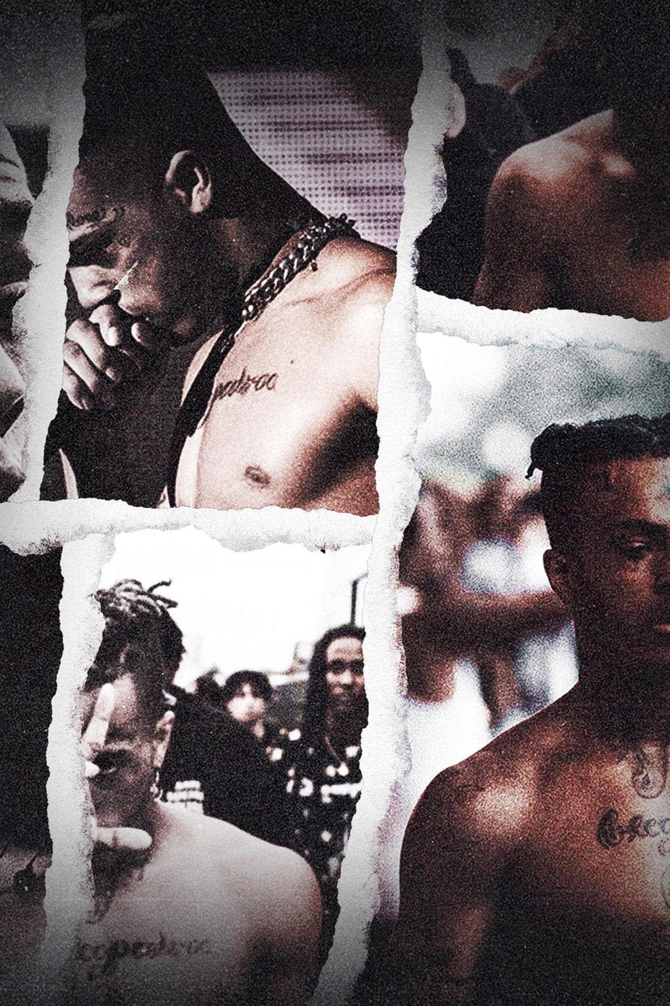 XXXTentacion 'Ripped' Collage Poster - Posters Plug