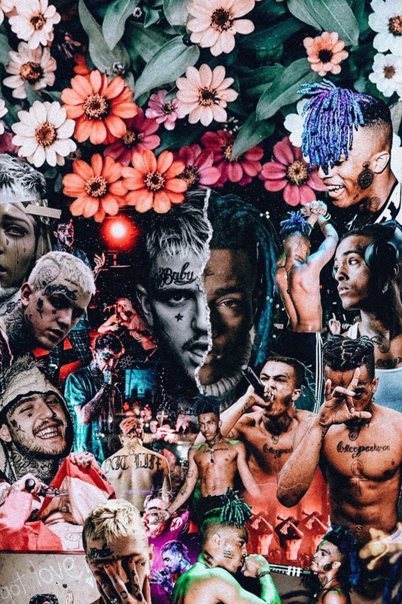 XXXTentacion x Lil Peep ‘Garden Tribute’ Poster - Posters Plug